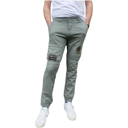 Cotton Jogging Pants with Anti-G Pockets , male, Sizes: L, M - aeronautica militare - Modalova