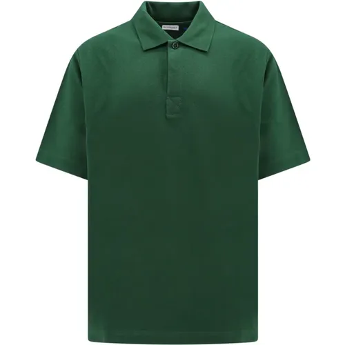 Klassisches Baumwoll-Polo-Shirt , Herren, Größe: L - Burberry - Modalova