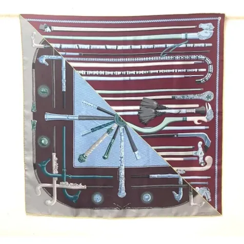 Pre-owned Fabric scarves , female, Sizes: ONE SIZE - Hermès Vintage - Modalova