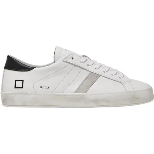 Minimalistische weiße Ledersneakers - D.a.t.e. - Modalova