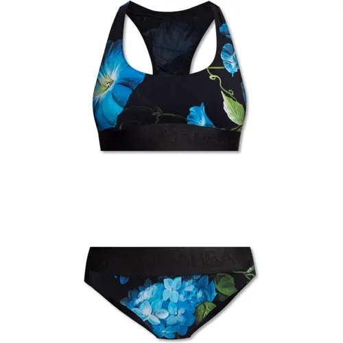 Zweiteiliger Badeanzug , Damen, Größe: S - Dolce & Gabbana - Modalova
