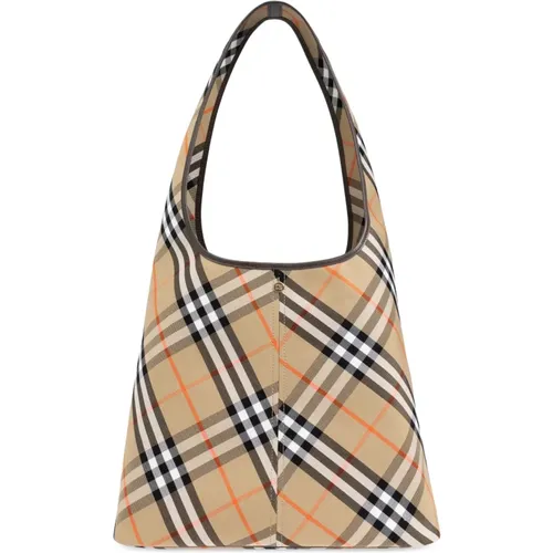 Karierte Muster Schultertasche - Burberry - Modalova