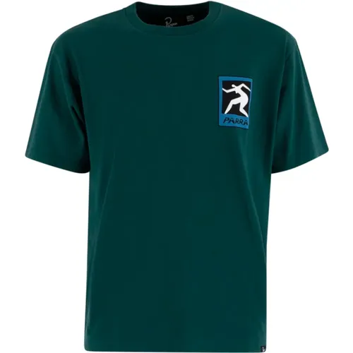 Grünes Taubenbein T-Shirt , Herren, Größe: M - by Parra - Modalova