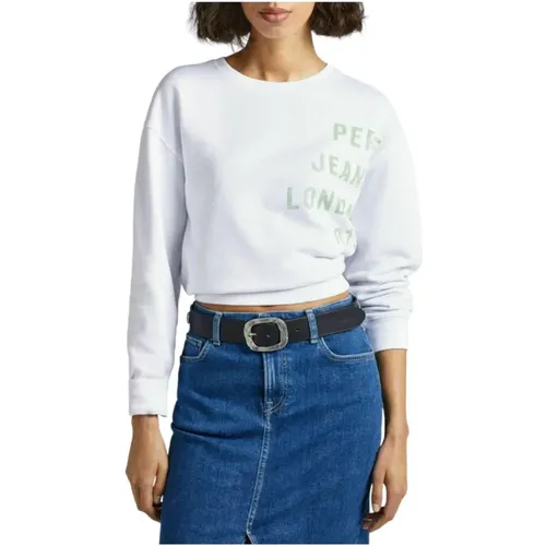 Pullover mit Rundhalsausschnitt , Damen, Größe: L - Pepe Jeans - Modalova