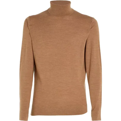 Herren Rollkragenpullover Wollmischung , Herren, Größe: L - Calvin Klein - Modalova