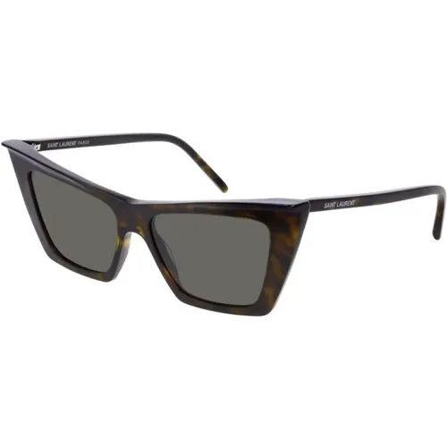 Cat-Eye Sunglasses with Exclusive Spoiler , female, Sizes: 54 MM - Saint Laurent - Modalova