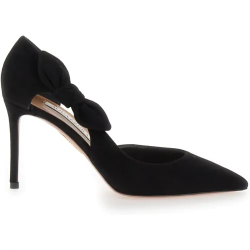 Suede Stiletto Heel Pumps , female, Sizes: 5 1/2 UK, 8 UK, 4 UK, 6 UK, 5 UK - Aquazzura - Modalova