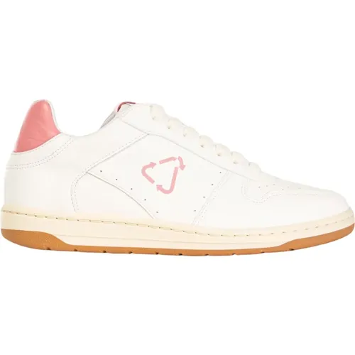 Pàp, Damen Sneakers Low Eco Weiß/Rosa , Damen, Größe: 40 EU - PÀP - Modalova