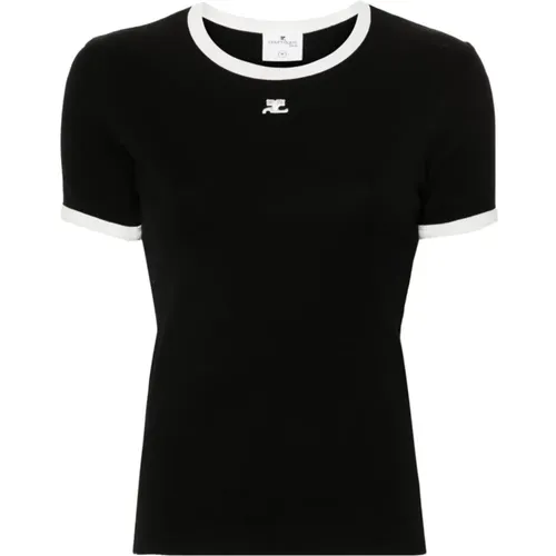 Stylish T-shirts and Polos , female, Sizes: S, L, M - Courrèges - Modalova