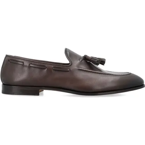 Burnt Closed Loafers Ss24 , male, Sizes: 9 UK, 8 UK - Church's - Modalova