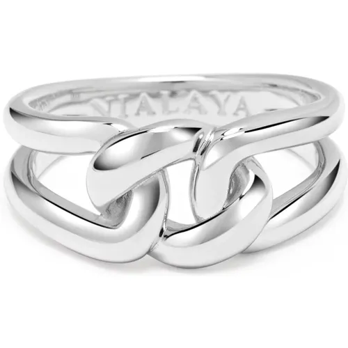 Men's Sterling Silver Knot Ring , Herren, Größe: 62 MM - Nialaya - Modalova