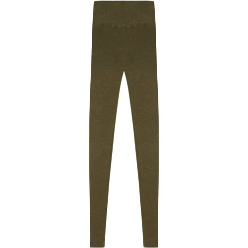 Baby Alpaca Merino Leggings in Khaki , Damen, Größe: M - Cortana - Modalova