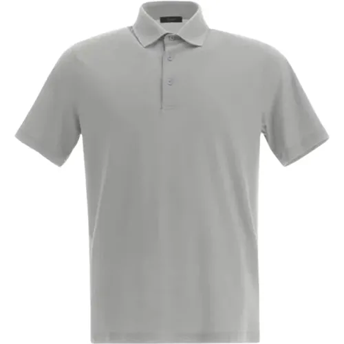 Men`s Crepe Polo Shirt - Jpl00115U 52005 , male, Sizes: 2XL - Herno - Modalova