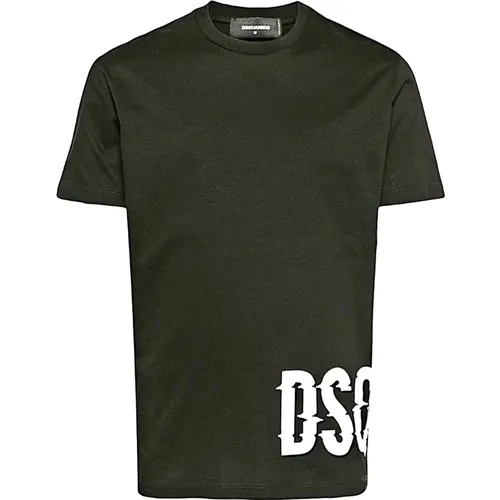 Casual Cotton Tee Shirt , male, Sizes: M, S - Dsquared2 - Modalova