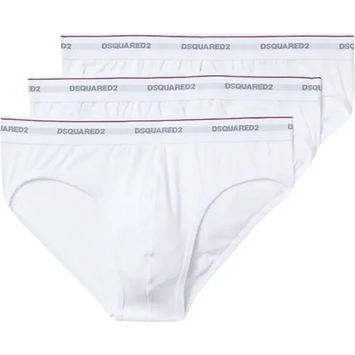 Weißes Herren-Slip-Set , Herren, Größe: S - Dsquared2 - Modalova