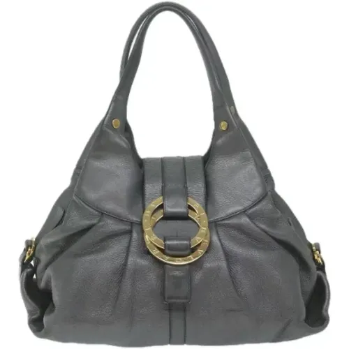 Pre-owned Leather shoulder-bags , female, Sizes: ONE SIZE - Bvlgari Vintage - Modalova