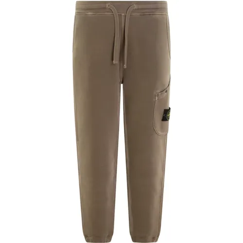 Fleece Pants for Men , male, Sizes: L, M, S - Stone Island - Modalova