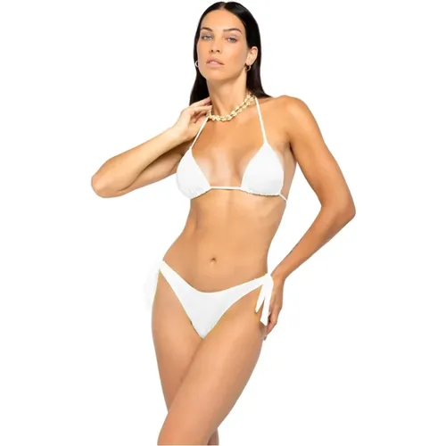 Glänzender Farbwechsel Dreieck Bikini , Damen, Größe: M/L - 4Giveness - Modalova