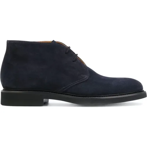 Men's Shoes Ankle Boots Blu Aw22 , male, Sizes: 11 UK - Doucal's - Modalova