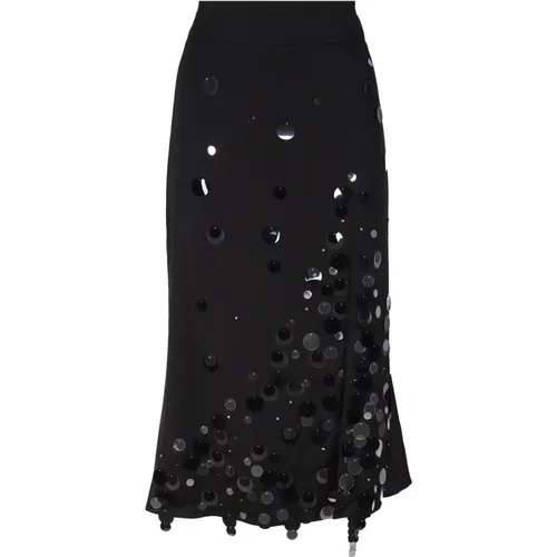 Sequin Midi Skirt , female, Sizes: XS, S, L - Art Dealer - Modalova