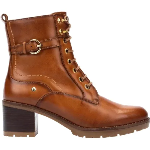 Damen Casual Camel Lederstiefel , Damen, Größe: 37 EU - Pikolinos - Modalova