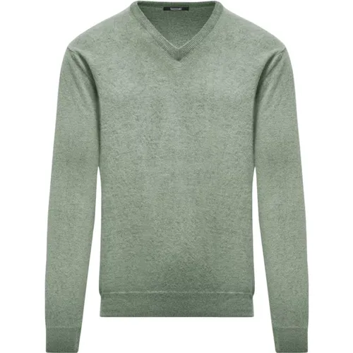 Warm and Stylish Wool V-Neck Sweater , male, Sizes: 2XL, M, XL, L, 3XL, S - BomBoogie - Modalova