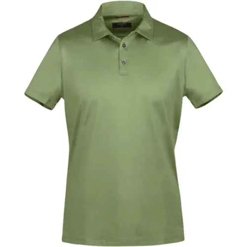 Knitwear,Polo-Shirt aus Baumwolljersey PACHINO-JCL,Polo-Shirt aus Baumwolljersey - Moorer - Modalova