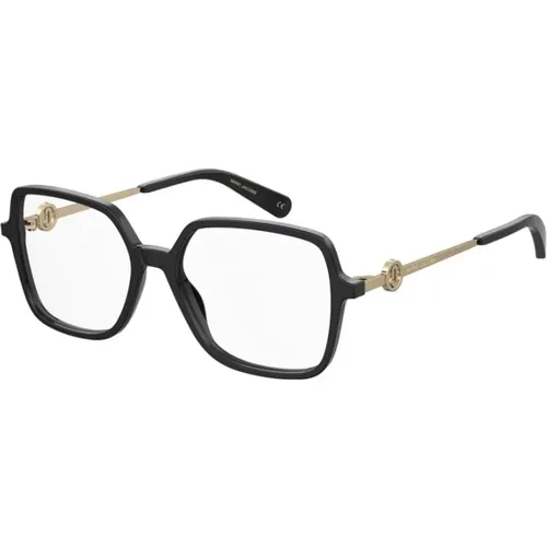 Stilvolle Schwarze Brille zur Stilverbesserung , unisex, Größe: 54 MM - Marc Jacobs - Modalova