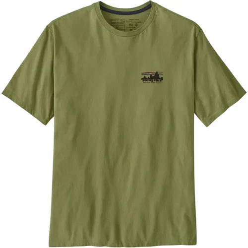 Organisches Skyline T-Shirt , Herren, Größe: XL - Patagonia - Modalova