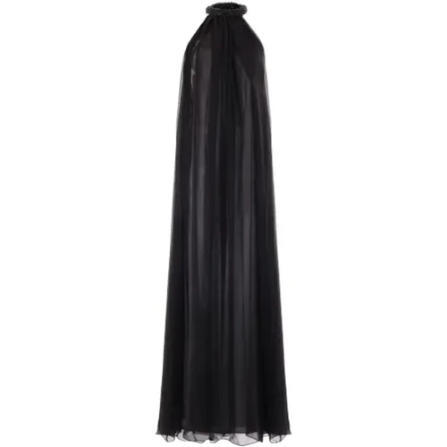 Sleeveless Chiffon Beaded Dress , female, Sizes: 2XS - Tom Ford - Modalova