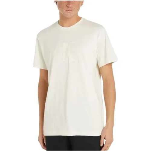 Minimalistisches Monologo T-Shirt - Calvin Klein - Modalova