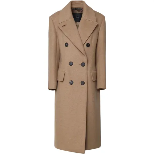 Certo Camel Coat Button Closure Italy , female, Sizes: XS, S - Max Mara - Modalova