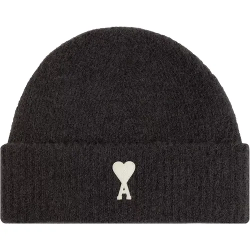 Cap with logo patch , unisex, Sizes: ONE SIZE - Ami Paris - Modalova