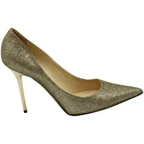 Pre-owned Polyester heels , female, Sizes: 6 1/2 UK - Jimmy Choo Pre-owned - Modalova