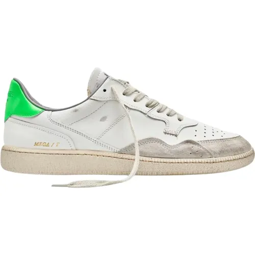 Leather and Suede Low-Top Sneakers , male, Sizes: 10 UK, 6 UK, 9 UK, 7 UK - Hidnander - Modalova