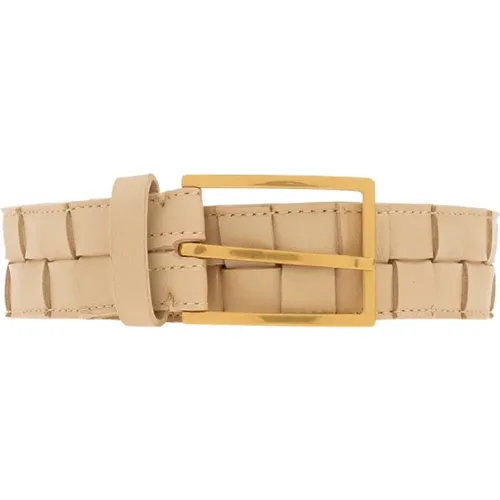 Leather belt , Damen, Größe: 90 CM - Bottega Veneta - Modalova