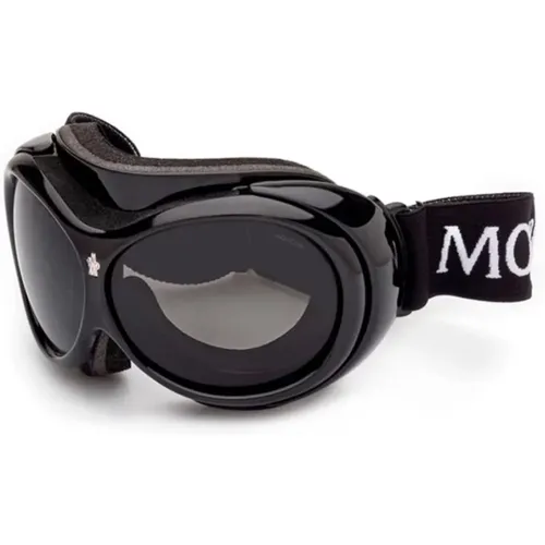 Schwarze Sonnenbrille mit rauchigen Gläsern , unisex, Größe: ONE Size - Moncler - Modalova