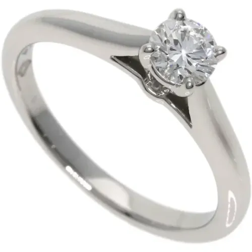 Pre-owned Platinum rings , female, Sizes: ONE SIZE - Cartier Vintage - Modalova