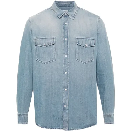 Shirts Denim , male, Sizes: M, S, XL, L - Saint Laurent - Modalova