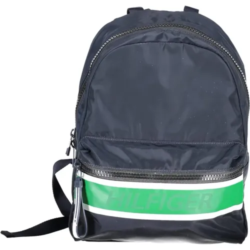 Blauer Polyester-Rucksack mit Laptop-Halterung - Tommy Hilfiger - Modalova