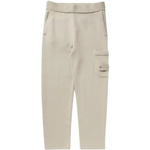 Wool Ghost Cargo Jogger , male, Sizes: L, M - Stone Island - Modalova