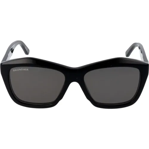 Stylische Sonnenbrille BB0216S,Fuchsia/Graue Sonnenbrille - Balenciaga - Modalova