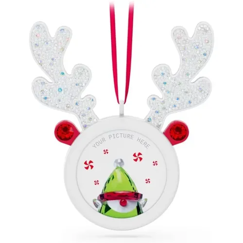 Holiday Cheers Reindeer Picture Frame , unisex, Sizes: ONE SIZE - Swarovski - Modalova