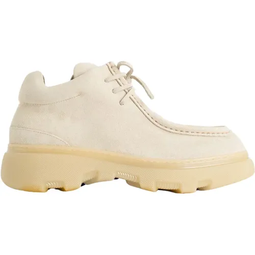 Suede Lace-Up Creepers , male, Sizes: 6 UK, 11 UK, 7 UK - Burberry - Modalova