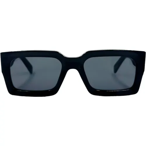 Rechteckige Schmale Sonnenbrille - Schwarz - Celine - Modalova