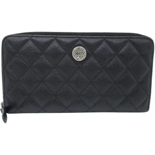 Pre-owned Leather wallets , female, Sizes: ONE SIZE - Chanel Vintage - Modalova