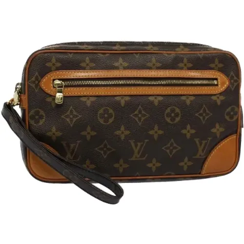 Pre-owned Canvas clutches , female, Sizes: ONE SIZE - Louis Vuitton Vintage - Modalova