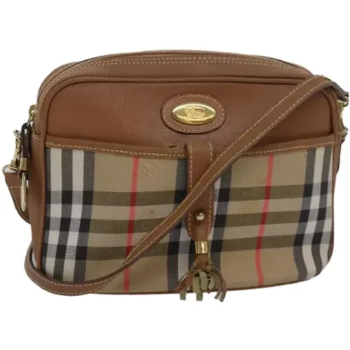 Pre-owned Canvas schultertasche - Burberry Vintage - Modalova