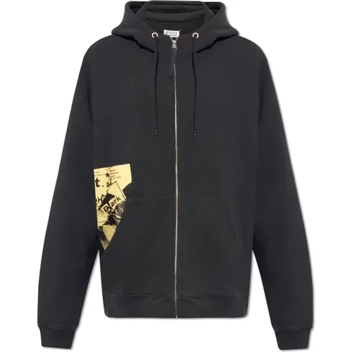 Printed hoodie , male, Sizes: XL - Maison Margiela - Modalova