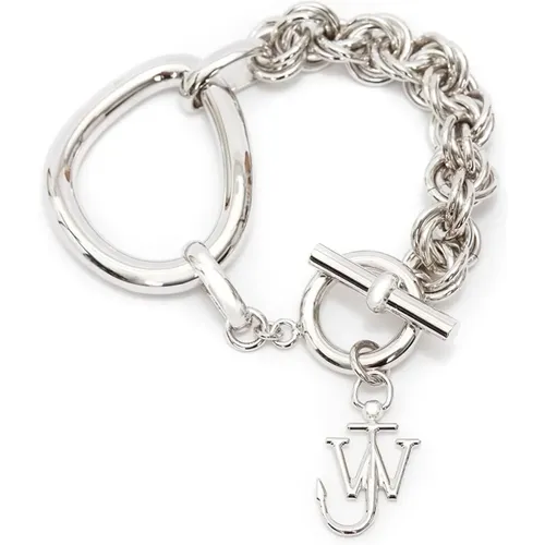 Silver Metal Bracelet - Fw21 Collection , female, Sizes: ONE SIZE - JW Anderson - Modalova